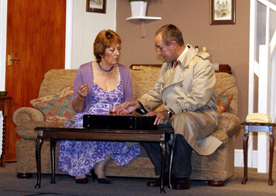 Is this your husband's briefcase, Mrs. Perkins?