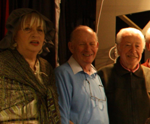 Keith and Marion alongside musical director, Iain Kerr