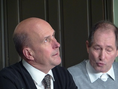 Steve Hill as David Horton and Roland Garrad as Frank Pickle