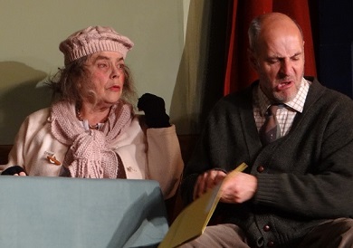 Anne Edwards as Letitia Cropley and Peter Spencer as Jim Trott