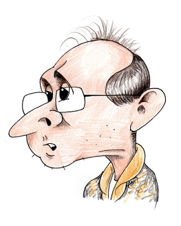 Roland Garrad as the Kumranistan Ambassador